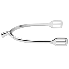 HS Pony sporer - Neverrust chrome plated, 15 mm flat