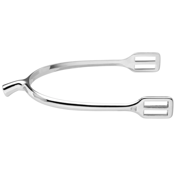 HS Pony sporer - Neverrust chrome plated, 15 mm flat