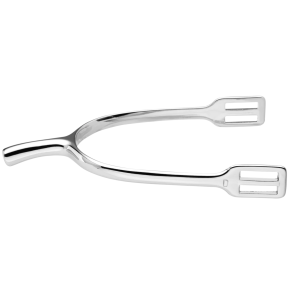 HS Damesporer - Neverrust chrome plated, 30 mm flat