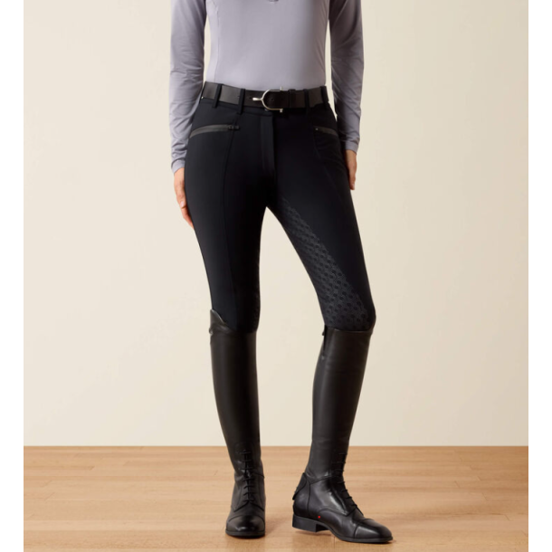 Sorte Ariat Troika H2O ridebukser til dame med fullgrip