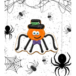 Candy Horse Halloween Edderkop hestekiks