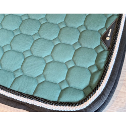 Equiline Octagon Egene  flaskegr�nt sadelunderlag spring