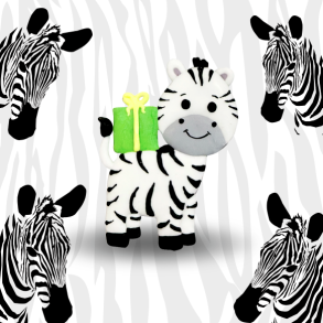 Candy Horse Iced Zebra hestekiks