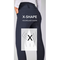 Kingsland Khloe X-shape ridebukser fuldgrip