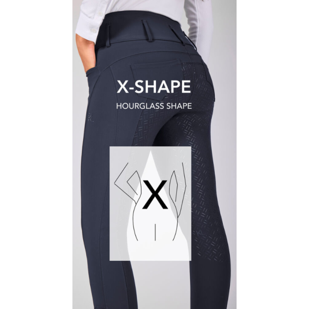 Kingsland Khloe X-shape ridebukser fuldgrip