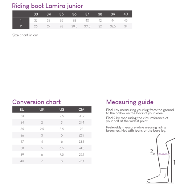 QHP Lamira lak ridest�vle junior