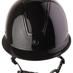 Sort Hansbo Sport Mips Vision Glossy ridehjelm set forfra