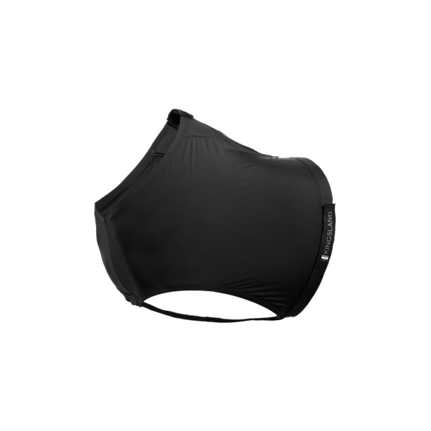 Sort Kingsland Classic undertr�je til hest med beskyttelse over man og skuldre