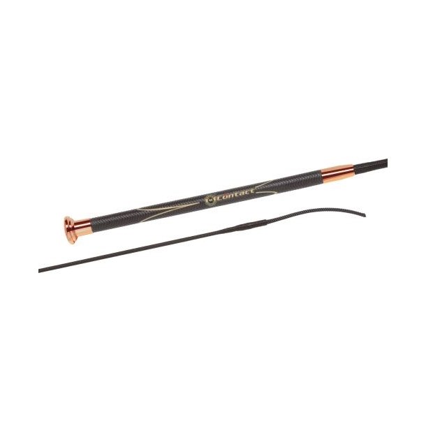 Fleck Nylong PU-Contact Dressurpisk med Rosegold