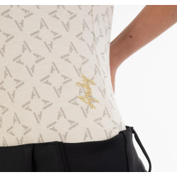 Anky Printed kort�rmet bluse