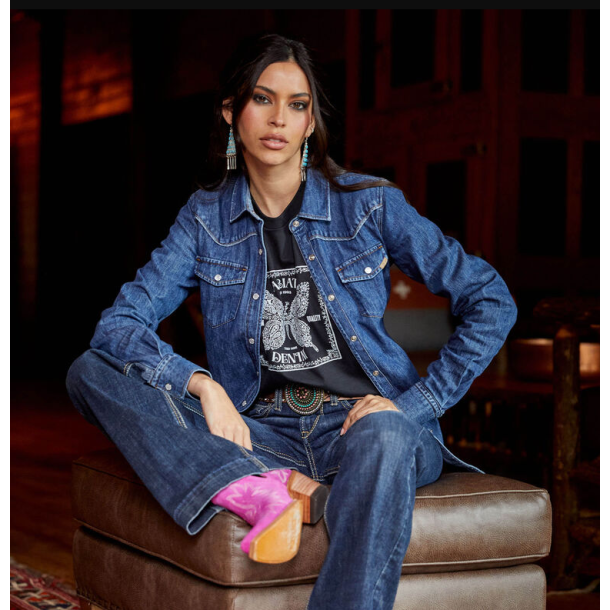 Ariat Farriday denim skjorte