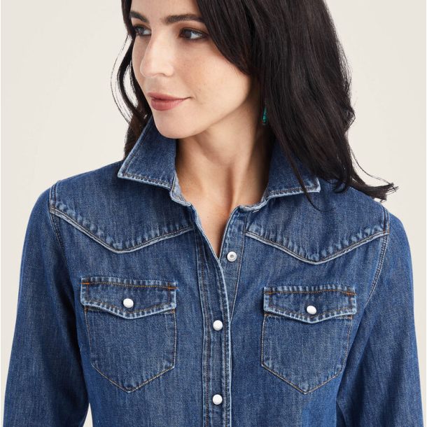 Ariat Farriday denim skjorte
