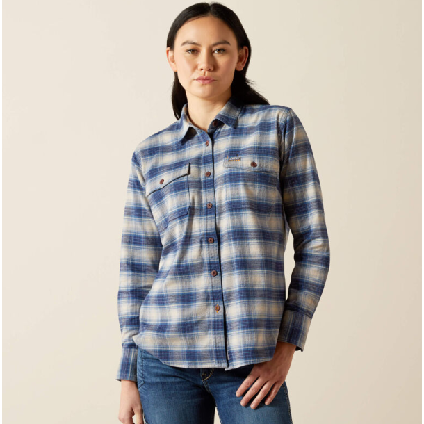 Ariat Rebar durastretch flannel skjorte dame