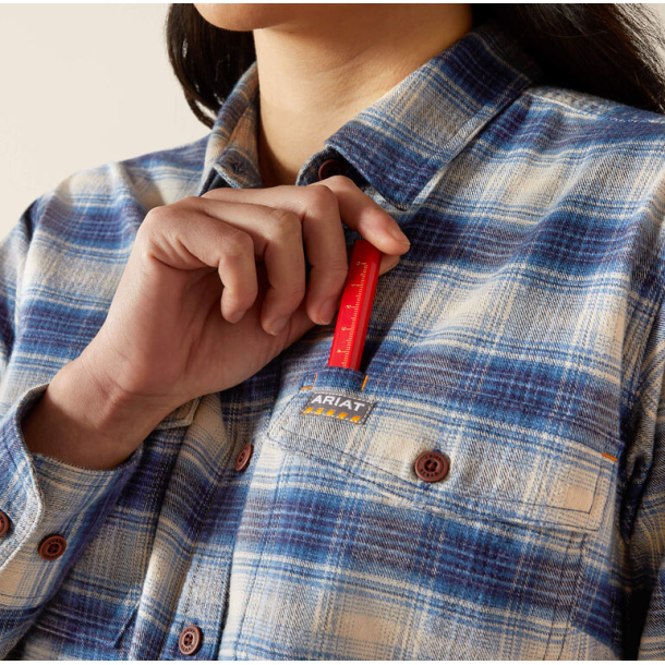 Ariat Rebar durastretch flannel skjorte dame