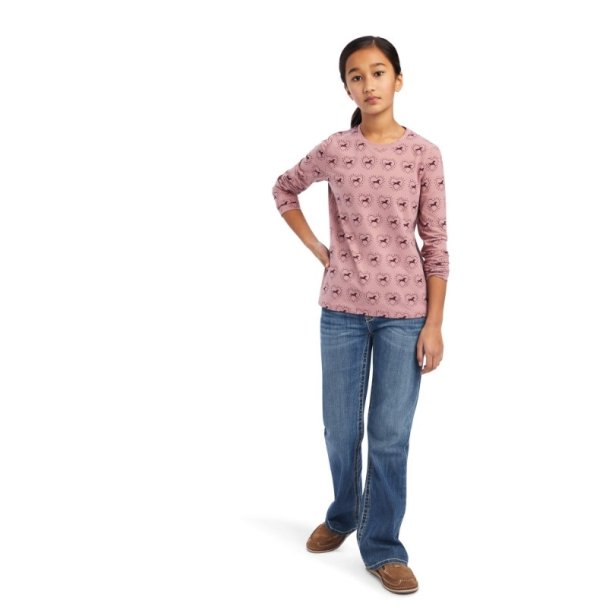 Ariat lang�rmet t-shirt junior AW22
