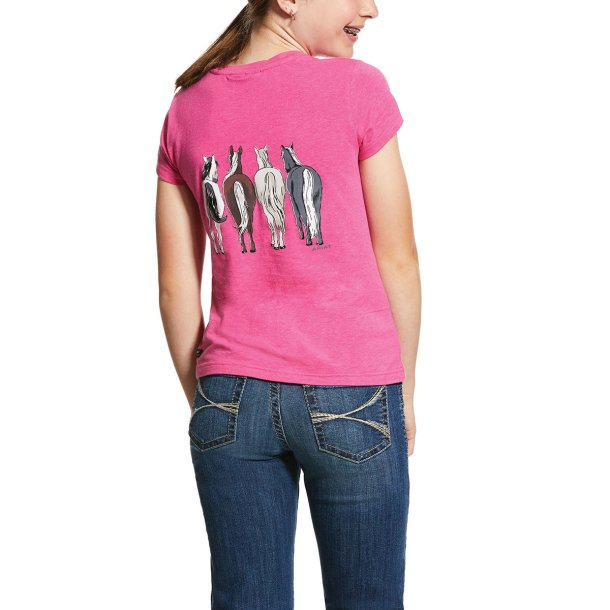 Ariat 360 view t-shirt - hestemotiv til piger