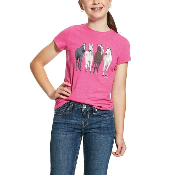 Ariat 360 view t-shirt - hestemotiv til piger