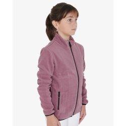 Equestro Fleece Sweatshirt med lynl�s junior