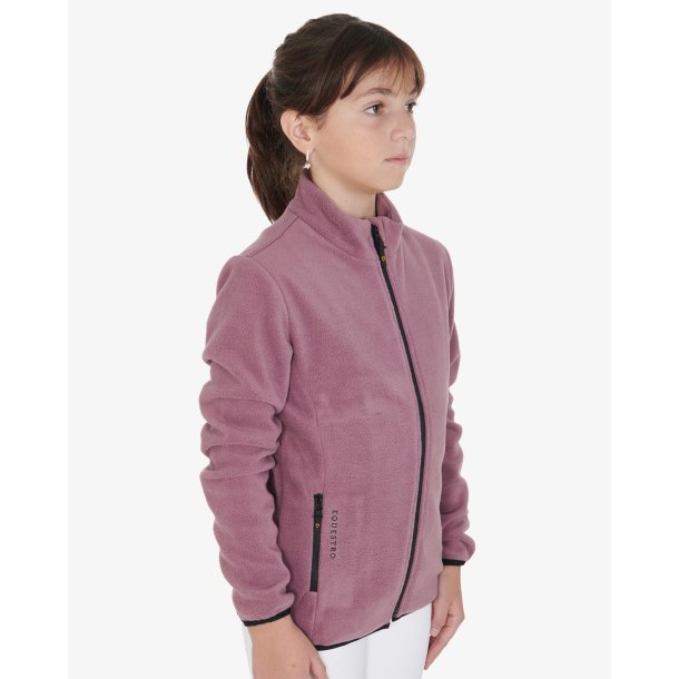 Equestro Fleece Sweatshirt med lynl�s junior