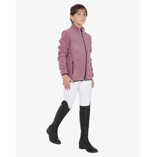 Equestro Fleece Sweatshirt med lynl�s junior