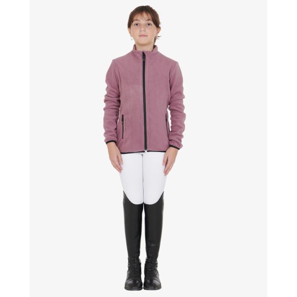 Equestro Fleece Sweatshirt med lynl�s junior