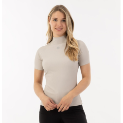 BR Elody riflet kort�rmet ridebluse SS24