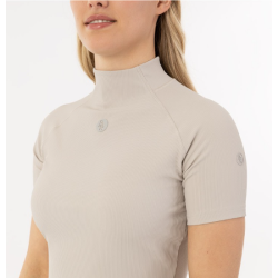 BR Elody riflet kort�rmet ridebluse SS24