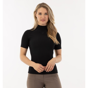 BR Elody riflet kort�rmet ridebluse SS24