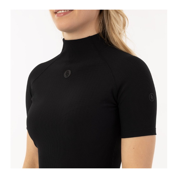 BR Elody riflet kort�rmet ridebluse SS24