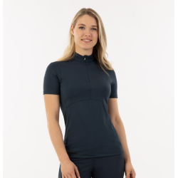BR Estelle 1/2 zip kort�rmet ridebluse SS24