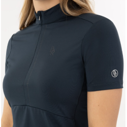 BR Estelle 1/2 zip kort�rmet ridebluse SS24