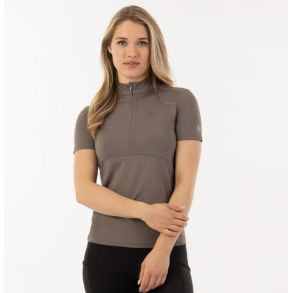 BR Estelle 1/2 zip kort�rmet ridebluse SS24