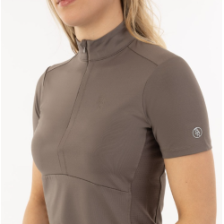 BR Estelle 1/2 zip kort�rmet ridebluse SS24