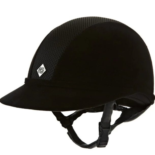 Charles Owen SP8 Plus suede ridehjelm