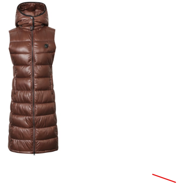 Covalliero lang kviltet vest m rideslids AW23