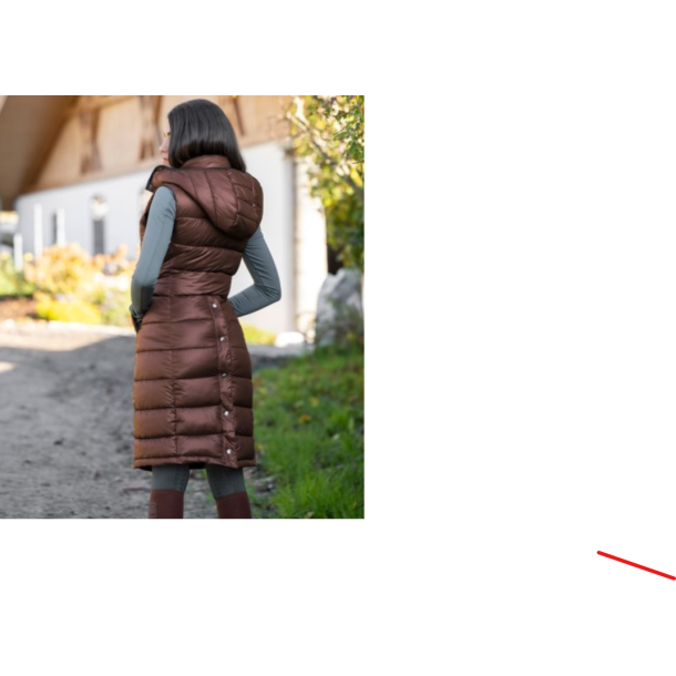 Covalliero lang kviltet vest m rideslids AW23