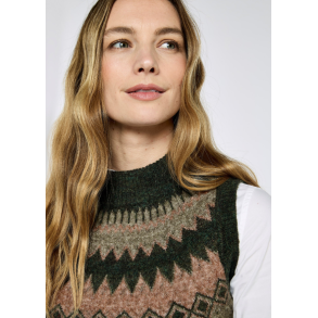 Dubarry Doyle Fair Isle strikvest