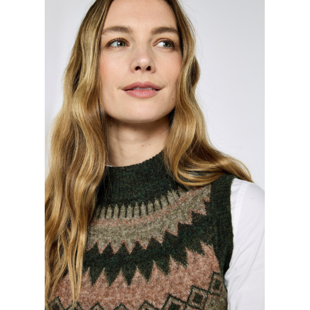 Dubarry Doyle Fair Isle strikvest