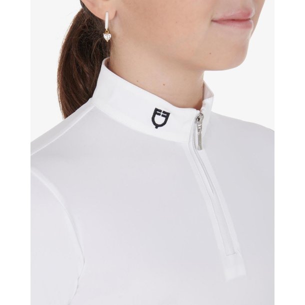 Equestro slim fit st�vneskjorte til piger