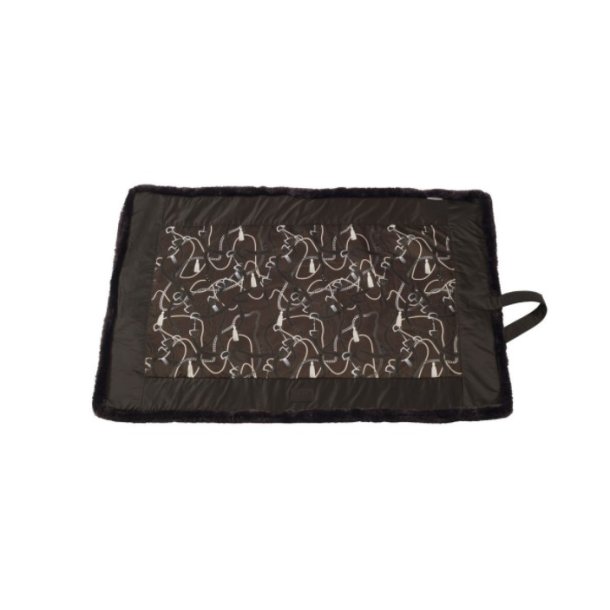 Eskadron hundeseng Glossy Fauxfur Platinum 20