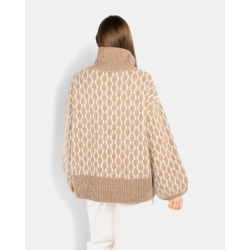 H�st FAM New Pattern short sweater