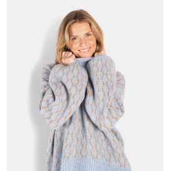 H�st FAM New Pattern short sweater