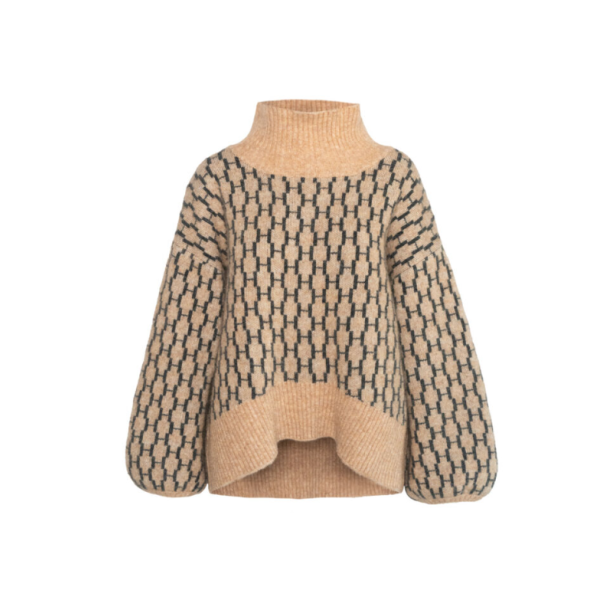 H�st FAM New Pattern short sweater
