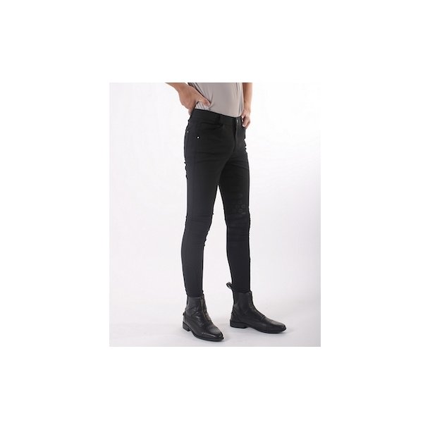 QHP Fillip Junior ridebukser med fullgrip - til drenge