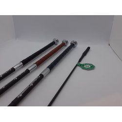 Fleck Carbon PremiumPlus Dressurpisk med L�dertunge og L�dergrip