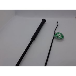 Fleck Nylon Dressurpisk med Gummi Grip