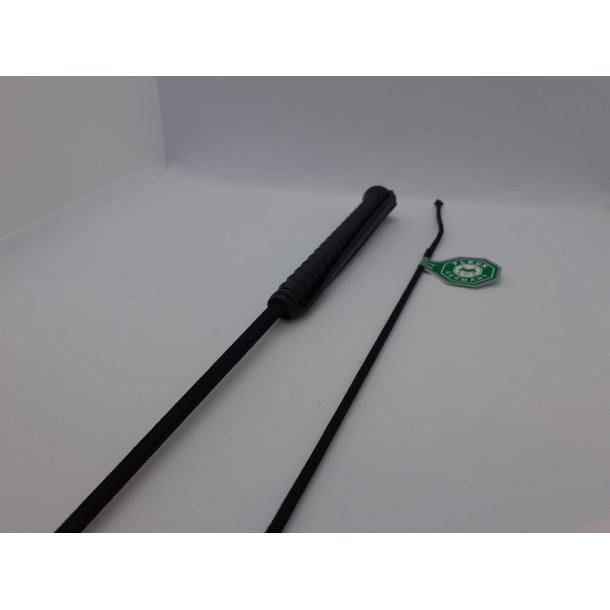 Fleck Nylon Dressurpisk med Strop ved H�ndtag