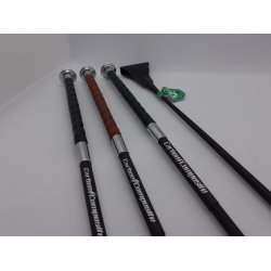 Fleck Carbon Premium Springpisk med L�dergrip