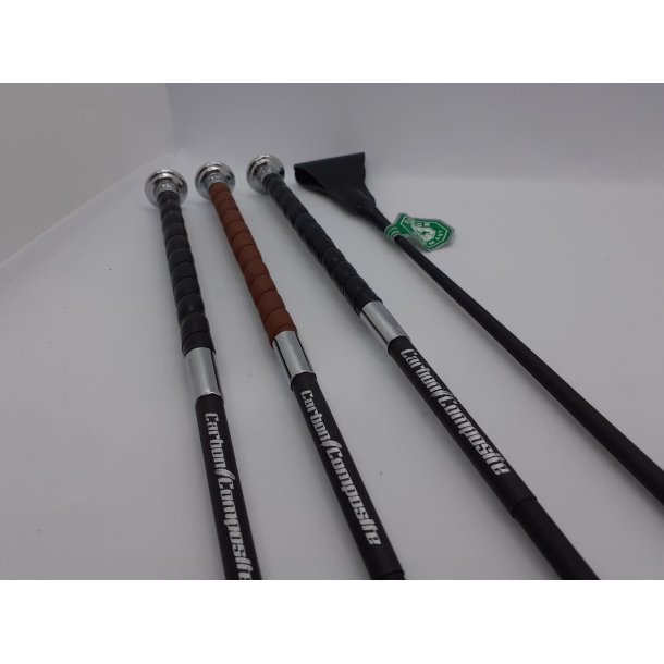 Fleck Carbon Premium Springpisk med L�dergrip