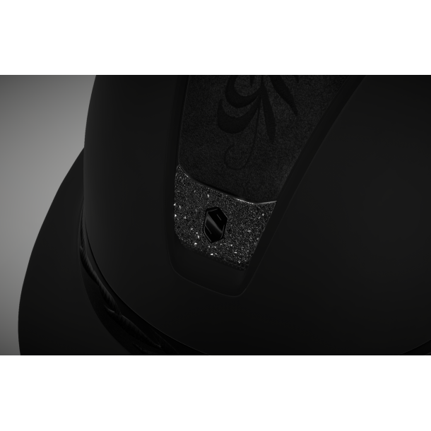 Samshield Miss Shield 2.0 mat sort flower embroidery og crystal fabric